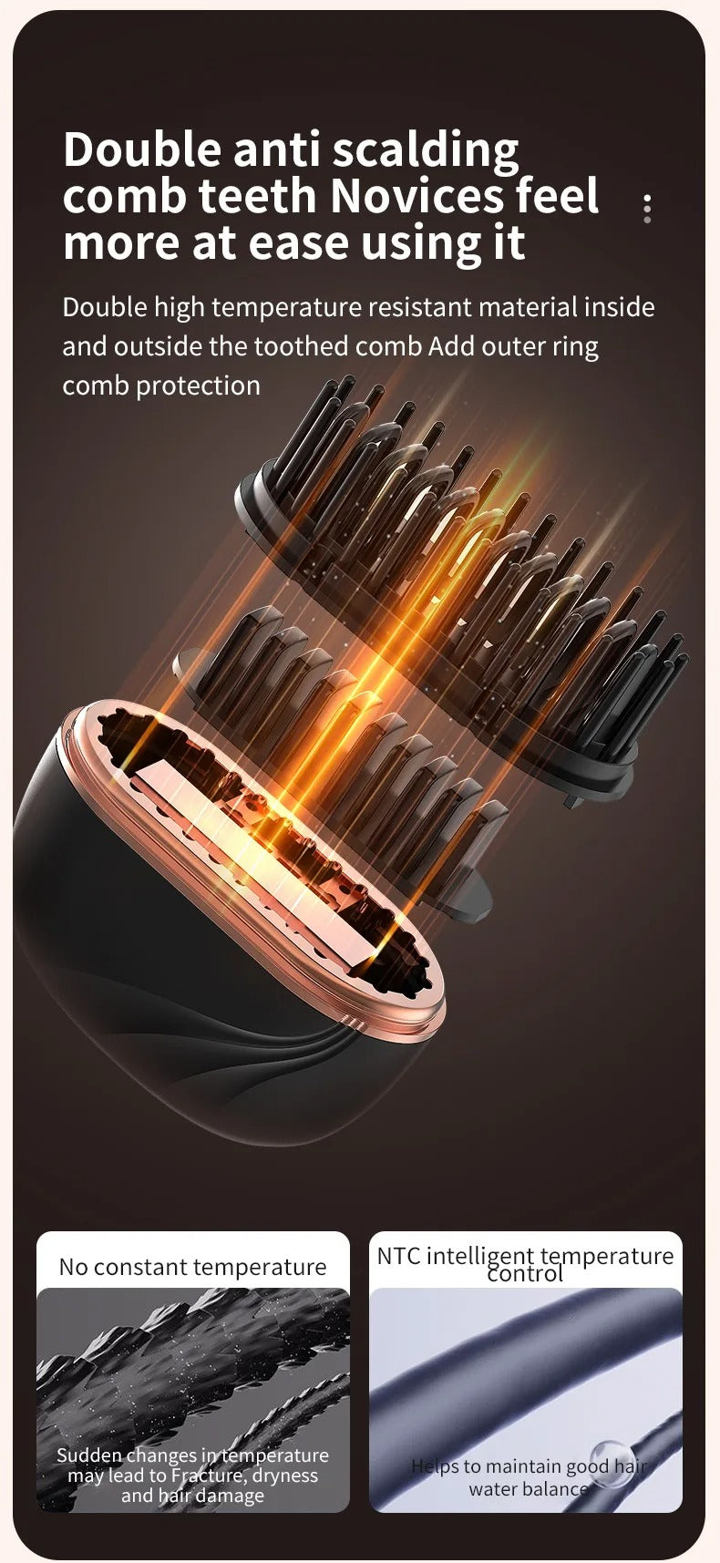 Sovnova Wireless Hair Straightening Brush